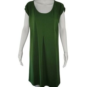 Chadwicks Olive Green Cap Sleeve Dress